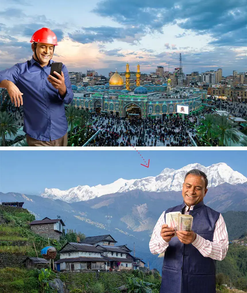 Send Money From Iraq to Nepal Send Money From Iraq to Nepal