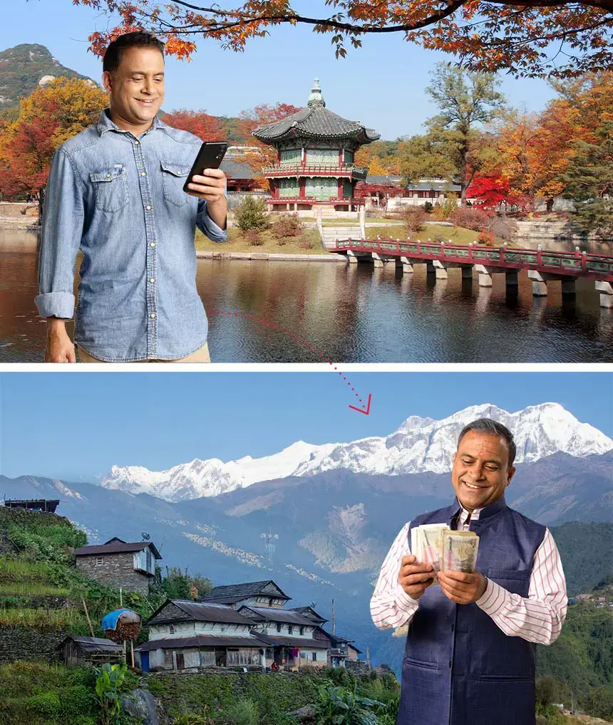 Send Money From South Korea to Nepal Send Money From South Korea to Nepal