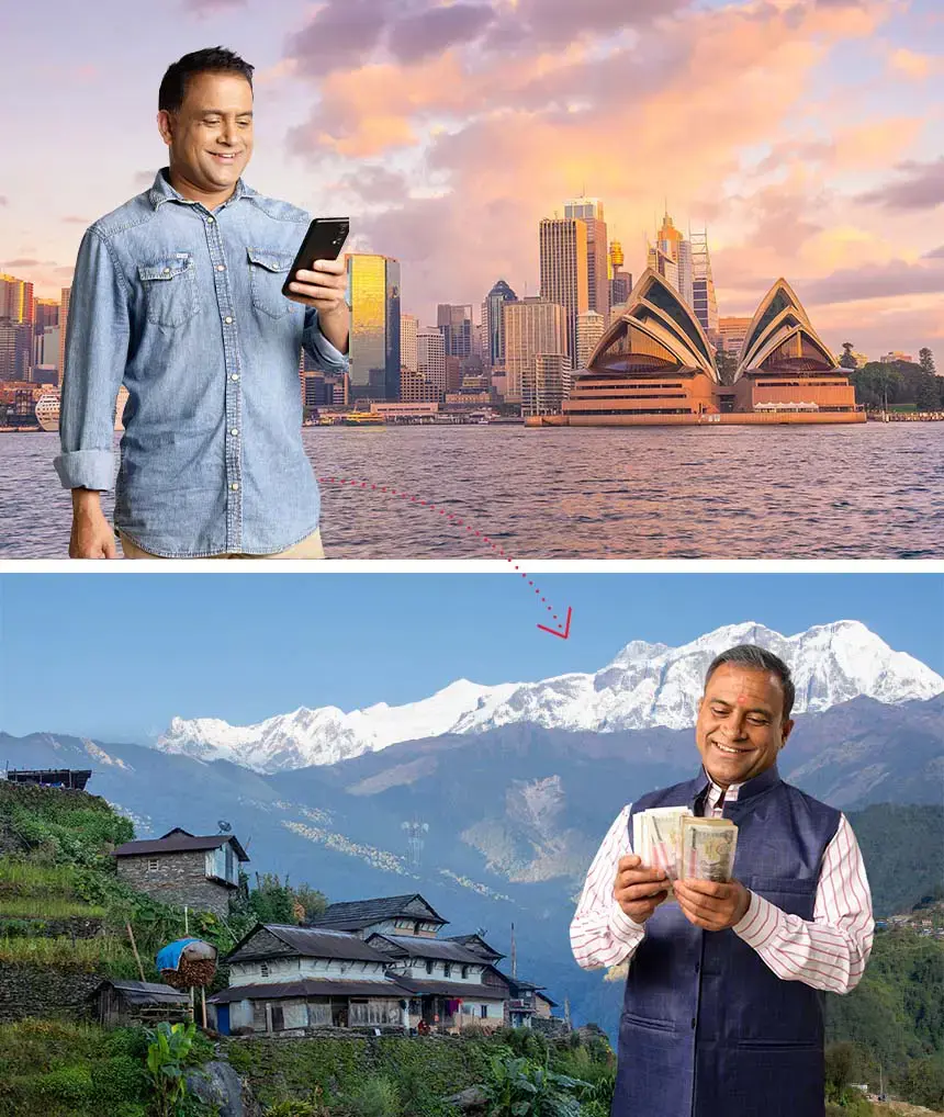 Send Money From Australia to Nepal Send Money From Australia to Nepal