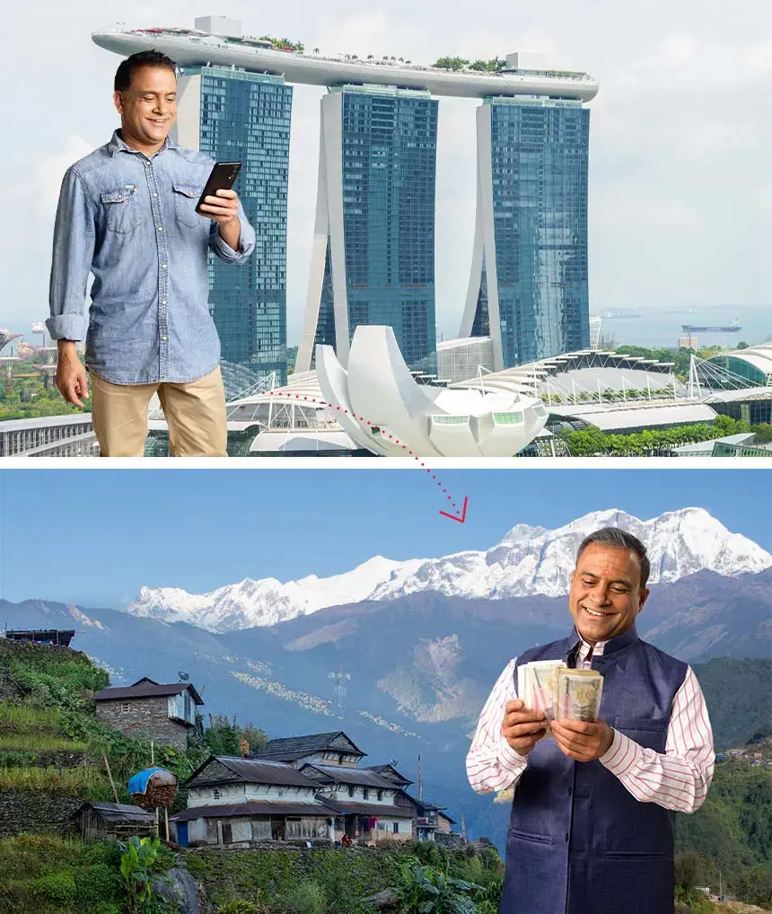 Send Money From Singapore to Nepal Send Money From Singapore to Nepal