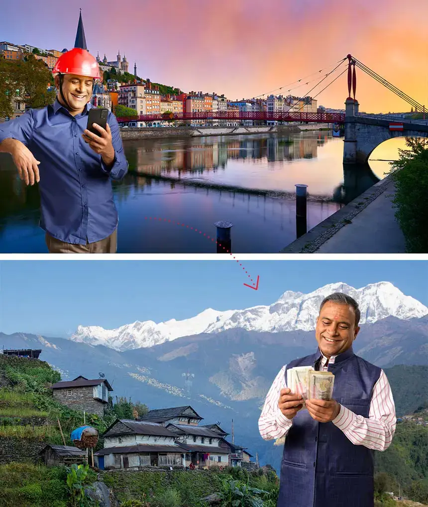 Send Money From Europe to Nepal Send Money From Europe to Nepal