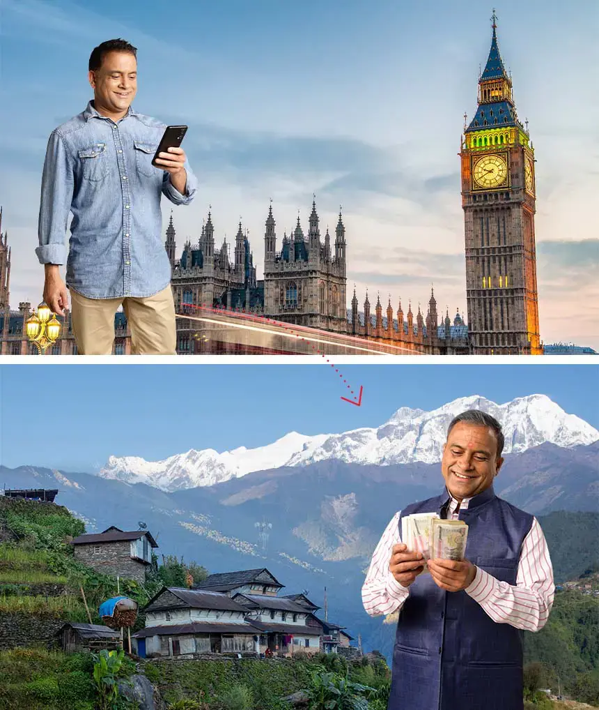 Send Money From UK to Nepal Send Money From UK to Nepal